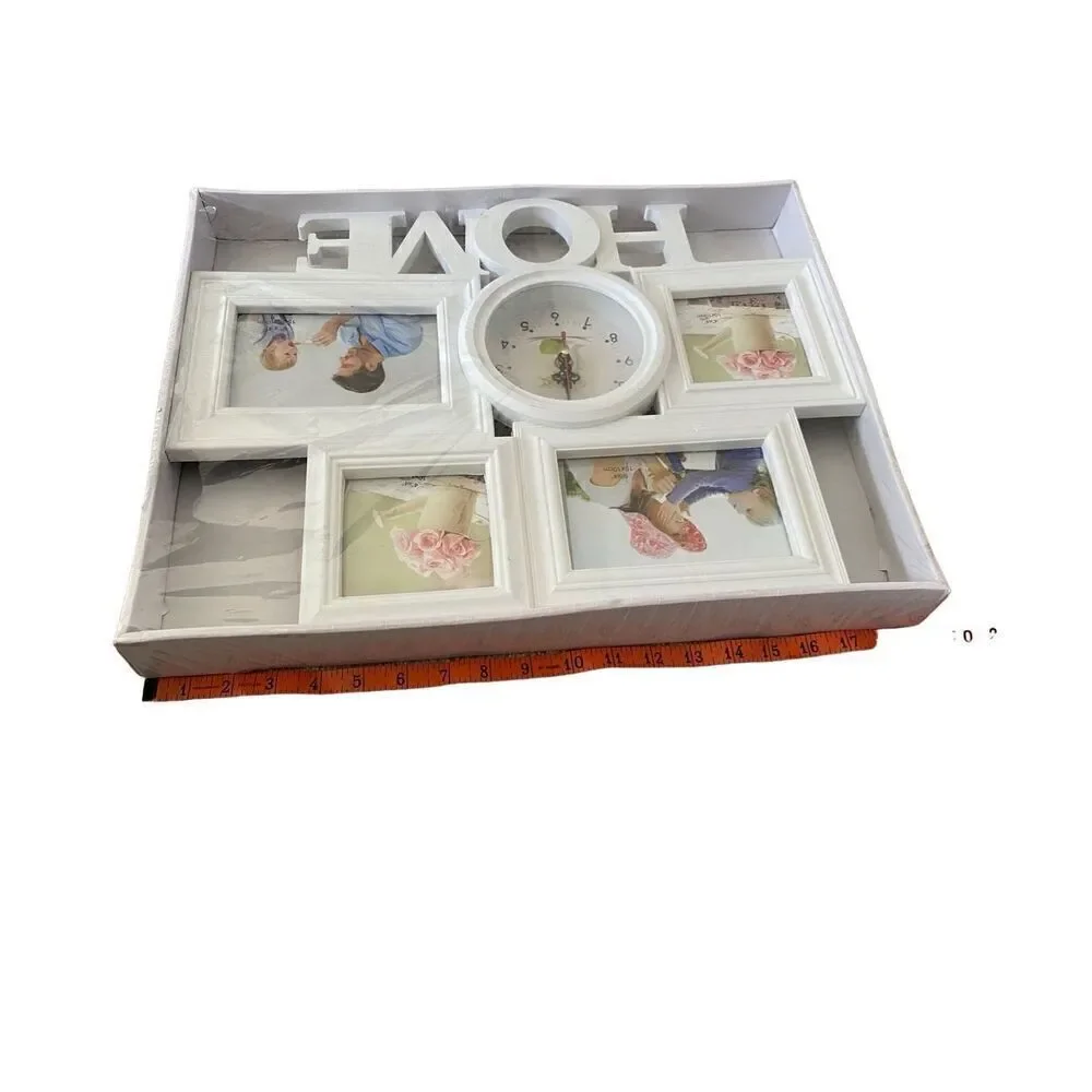 15 x 19 Wall Mounted Clock Picture Frame Home Decorations Photo